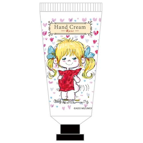 【水森亜土】オリジナルハンドクリーム「ハートシャワー」＜ローズ＞