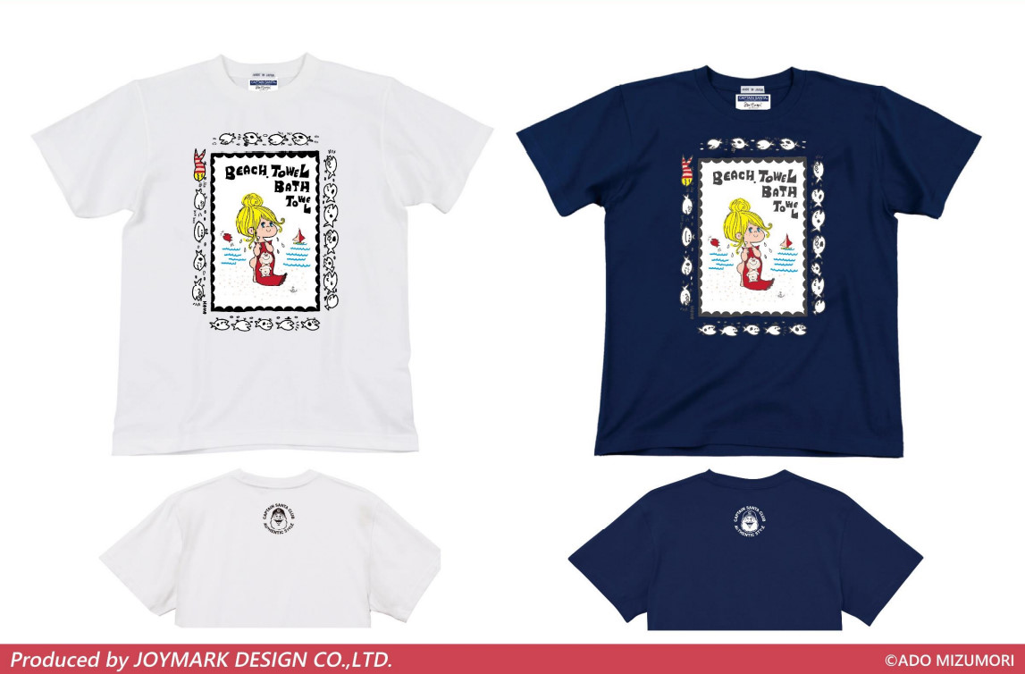 キャプテンサンタ×水森亜土コラボTシャツ